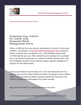 diamond shield management korea
