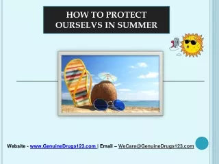 how to protect ourselvs in summer