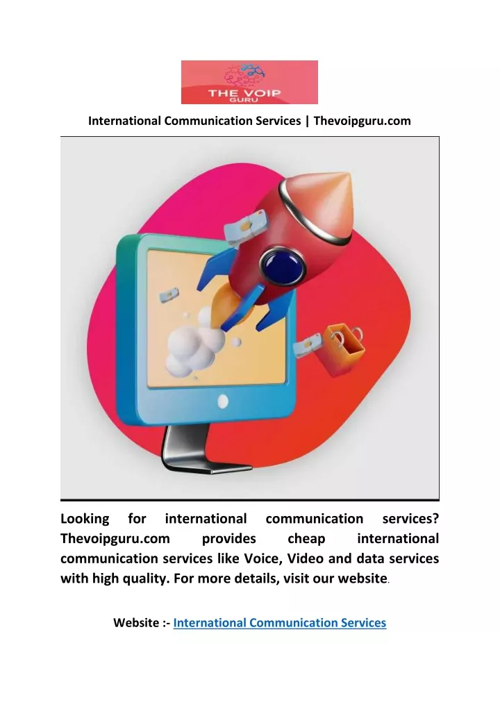 international communication services thevoipguru