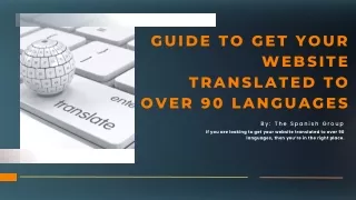 guide to get your website translated to over