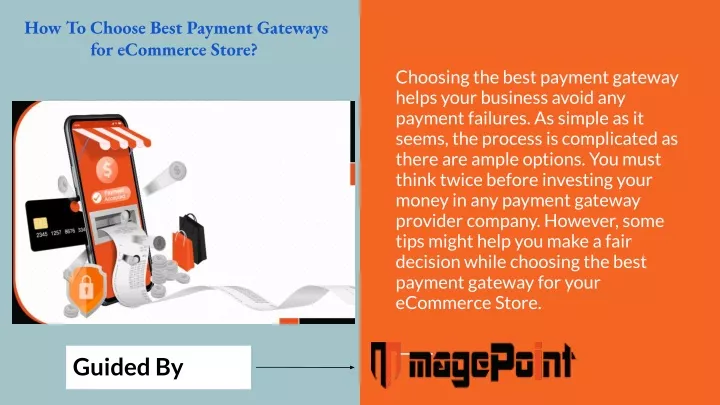 how to choose best payment gateways for ecommerce