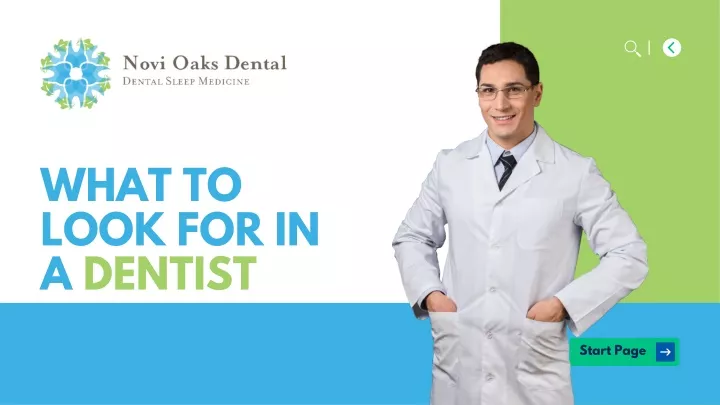 what to look for in a dentist