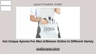 Get Different Style Of Unique Aprons For Men & Women Online