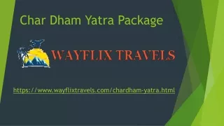 char dham yatra package