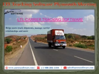 ltl tracking software plymouth meeting