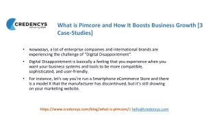 what is pimcore and how it boosts business growth