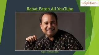 Rahat Fateh Ali YouTube