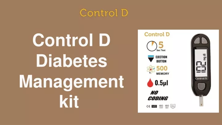 control d diabetes managemen t kit