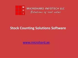 Stock Counting Solutions Software