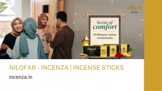 Nilofar - Incenza  Incense Sticks, Scented Oil and Sticks, Fragrance Sticks