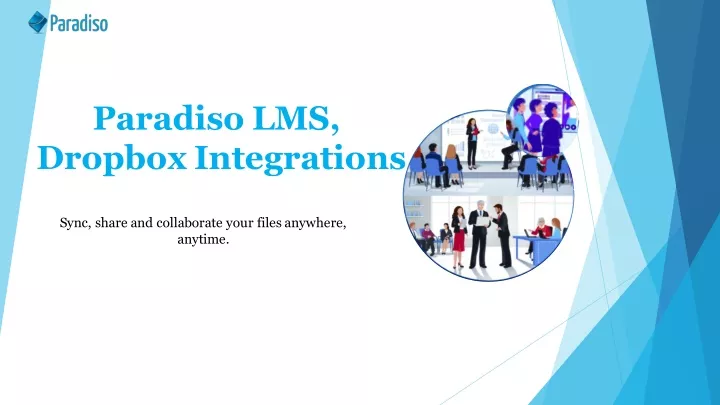 paradiso lms dropbox integrations
