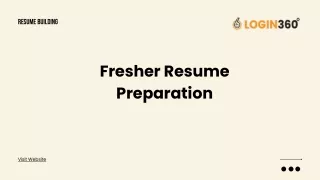 How do I make resumes for freshers