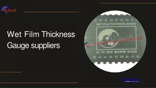 Wet Film Thickness Gauge suppliers