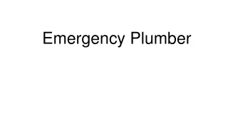 Emergency Plumber -Proud Plumbing and Gas