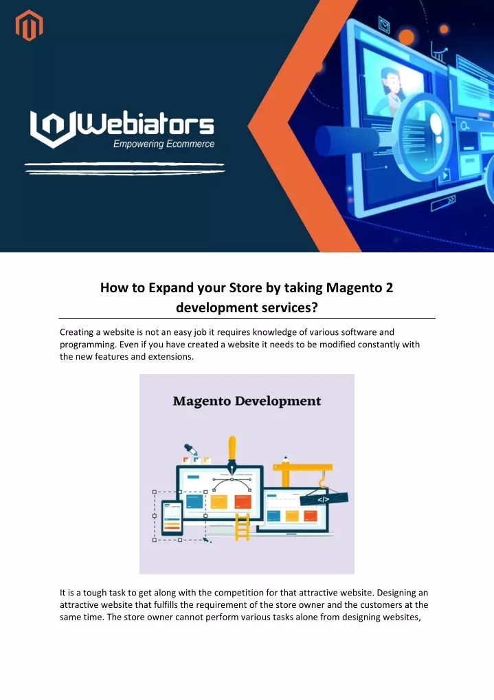 how to expand your store by taking magento