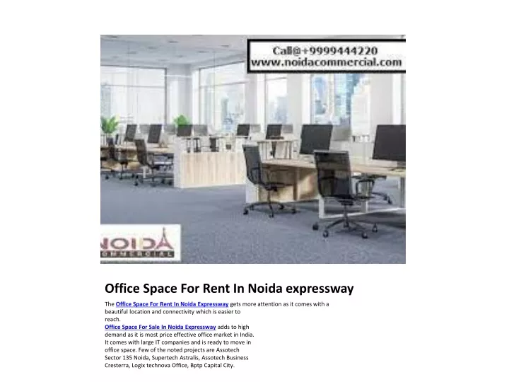 office space for rent in noida expressway