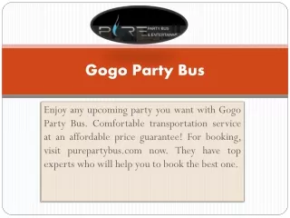 Gogo Party Bus
