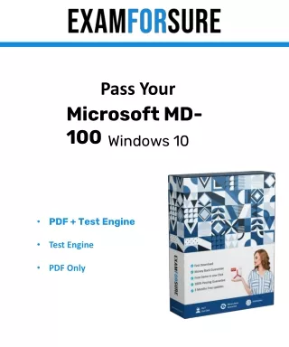 Free Microsoft MD-100 Exam Questions & Answer