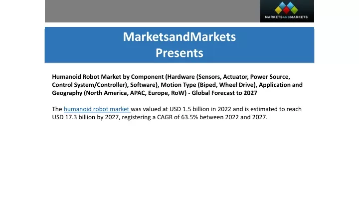 marketsandmarkets presents