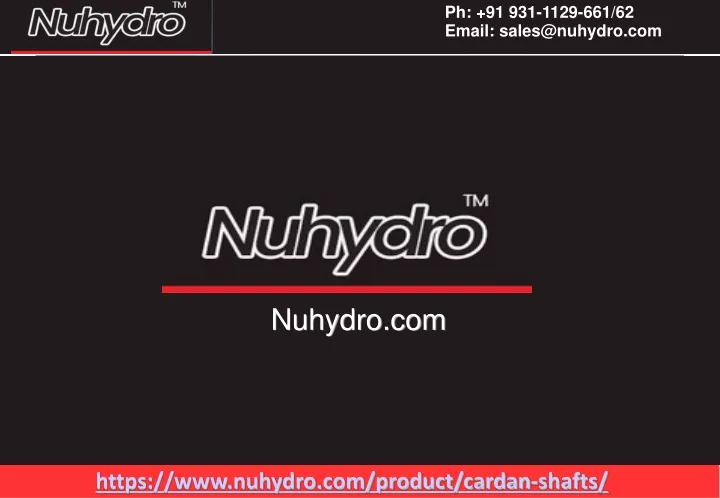 nuhydro com