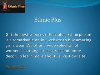 ethnic plus