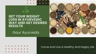 get your weight loss in ayurvedic