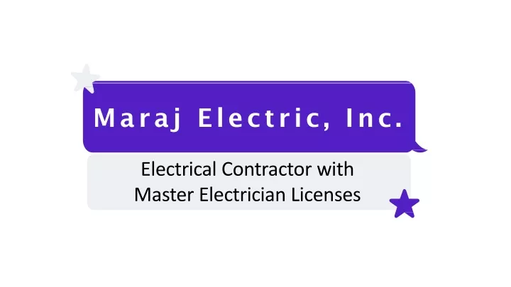 maraj electric inc