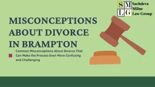 misconceptions about divorce in brampton common