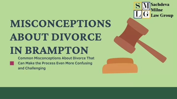 misconceptions about divorce in brampton common