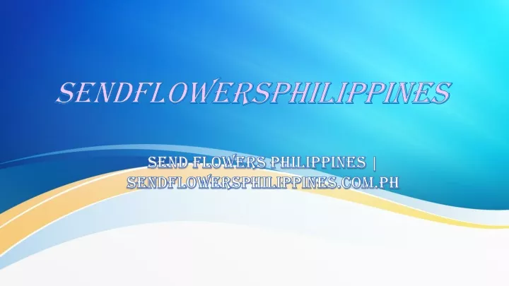 sendflowersphilippines