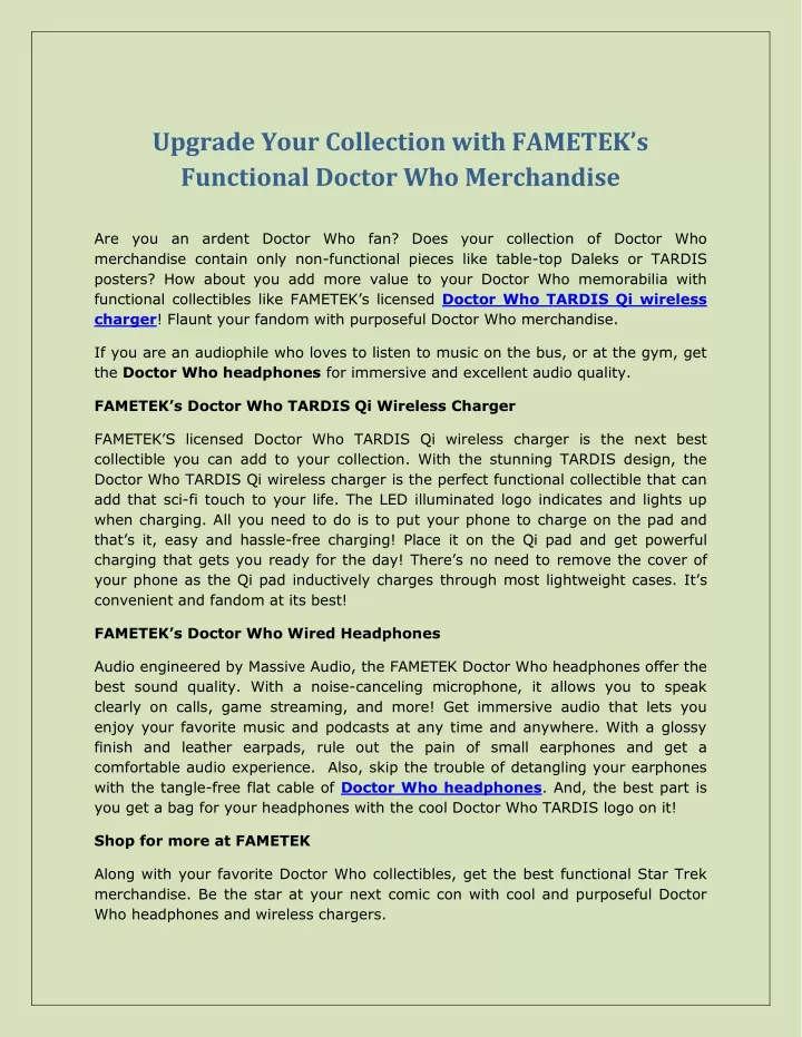 upgrade your collection with fametek s functional