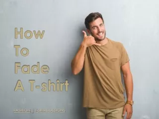 How To Fade A T-shirt