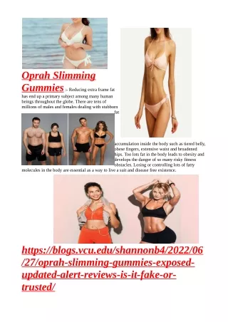 Oprah Slimming Gummies Obesity is the problem that makes an person apathetic.