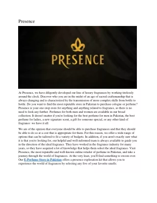 presence
