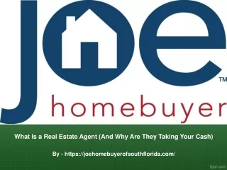 What Is a Real Estate Agent (And Why Are They Taking Your Cash)