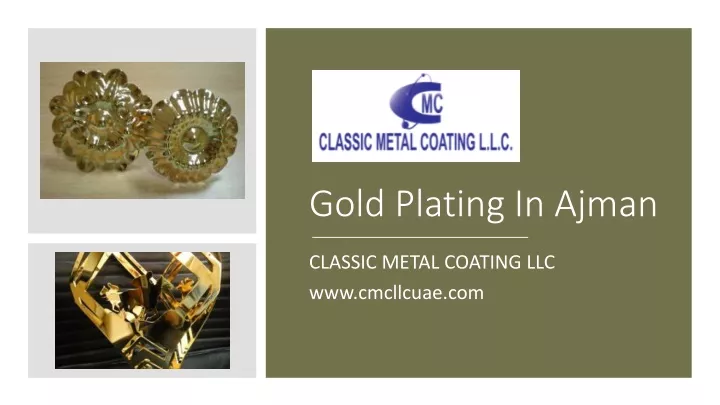 gold plating in ajman