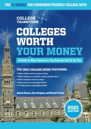 EPUB Colleges Worth Your Money A Guide to What America s Top Schools Can Do