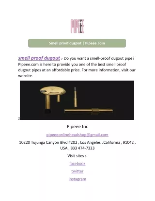 smell proof dugout pipeee com