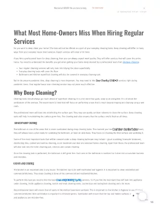 What Most Home-Owners Miss When Hiring Regular Services
