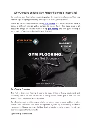 why choosing an ideal gym why choosing an ideal