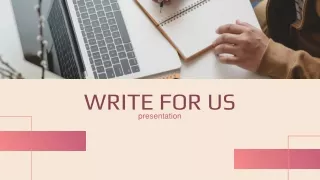 Write for Us