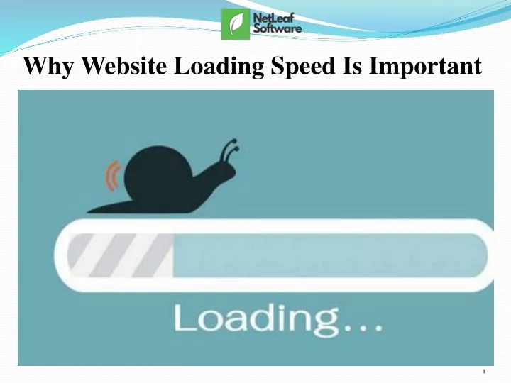 why website loading speed is important