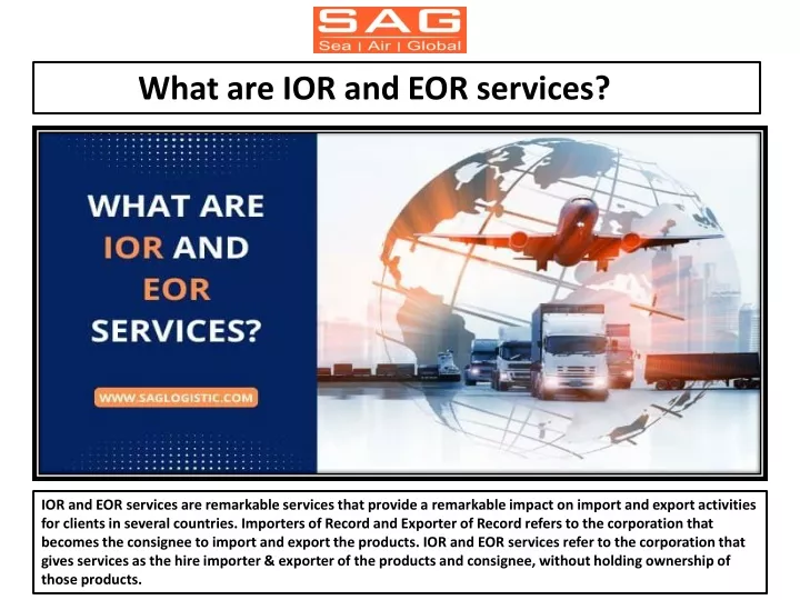 what are ior and eor services