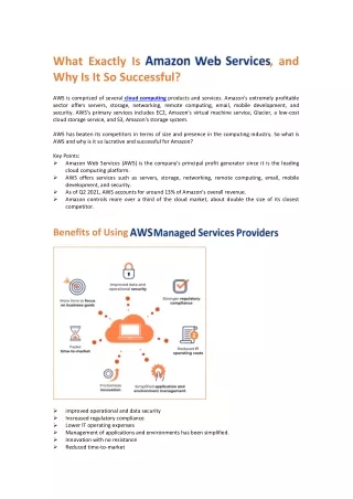 Amazone Web Services | AWS Service Provider Company