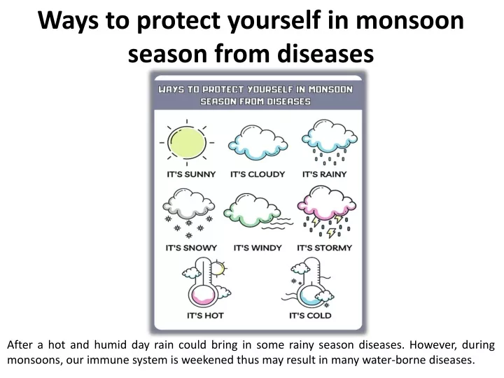 ways to protect yourself in monsoon season from