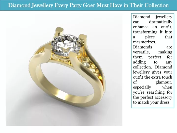 diamond jewellery every party goer must have in their collection