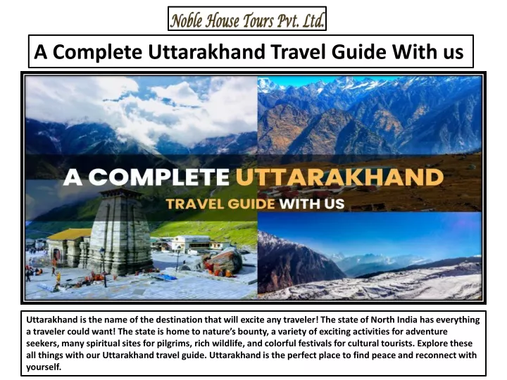a complete uttarakhand travel guide with us