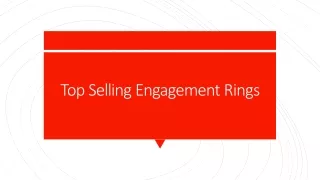 Top selling diamond engagement rings
