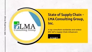 State of Supply Chain - LMA Consulting Group, Inc.