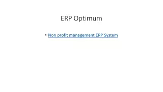 Licensed non profit management ERP System in Bahrain and GCC countries.
